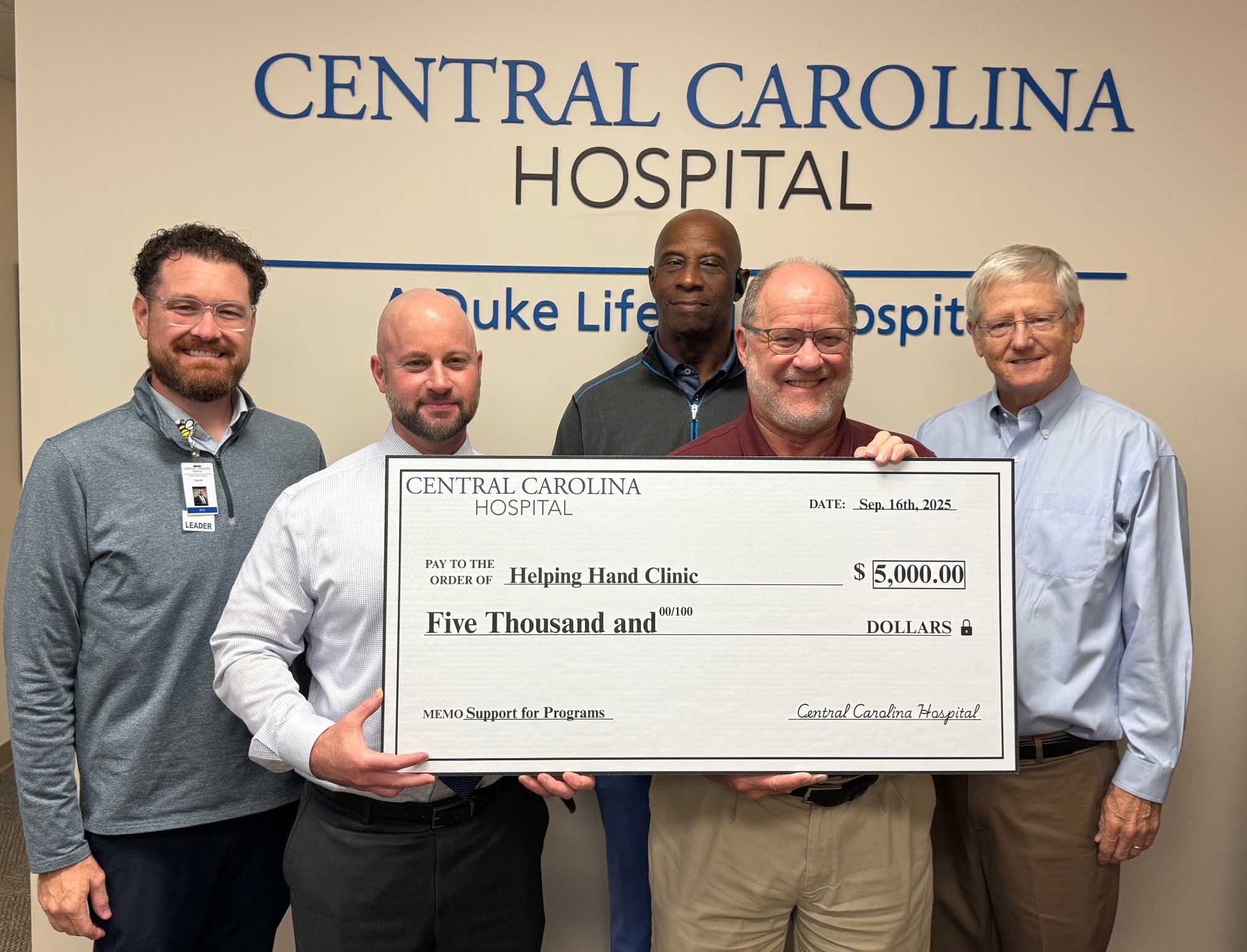Helping Hand Clinic check presentation
